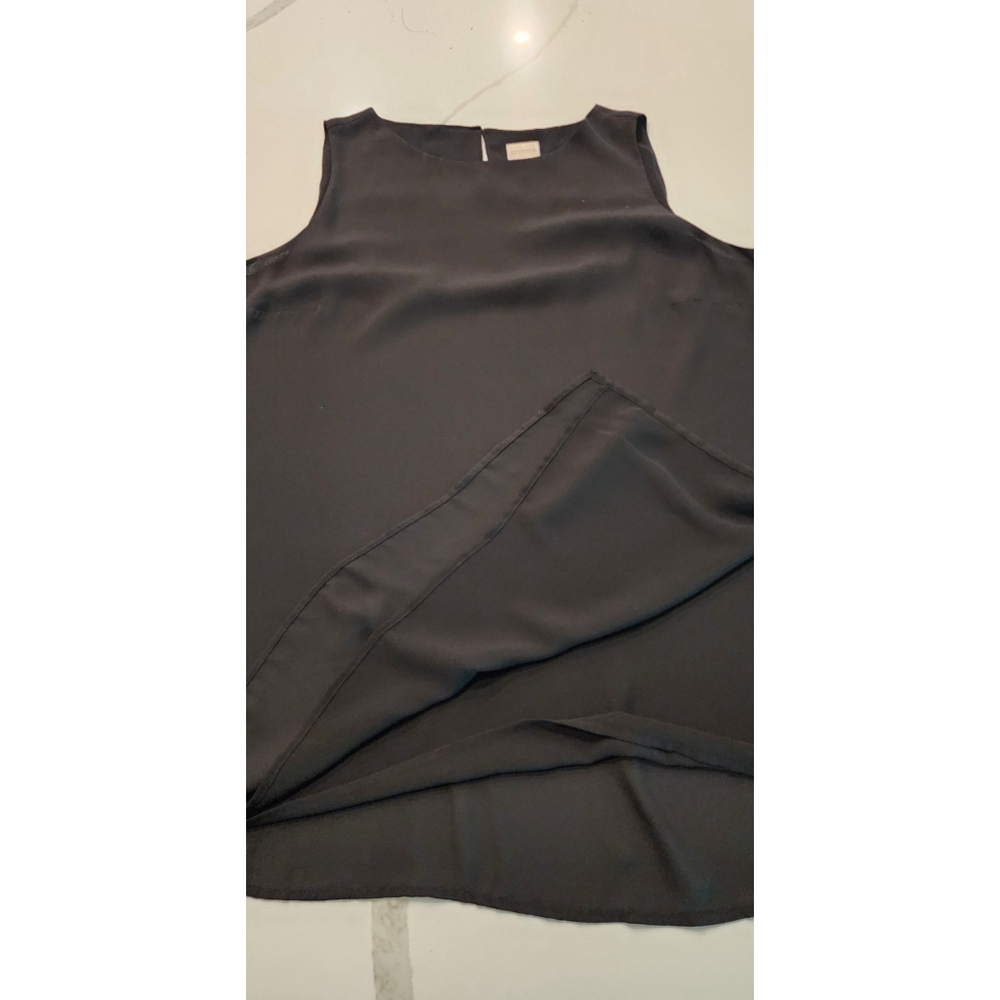 Chico's Lined Sleeveless Blouse Tank Top Women's L Black - Picture 7 of 11